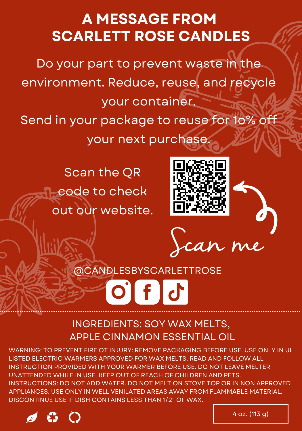 Apple Cinnamon Melts